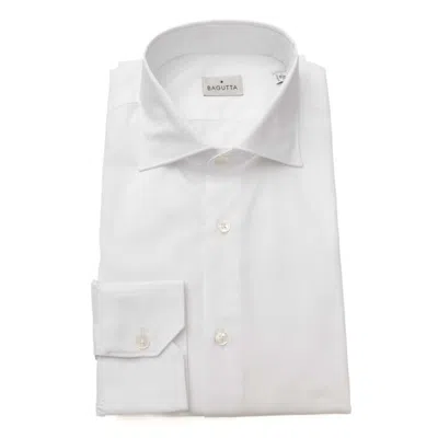 Bagutta Cotton Men Men's Shirt In White