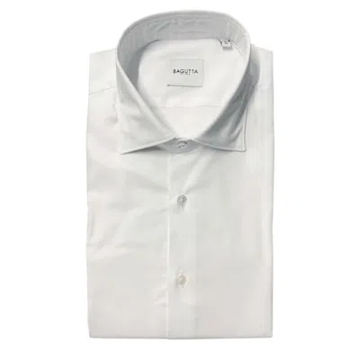 Bagutta Cotton Men Men's Shirt In White