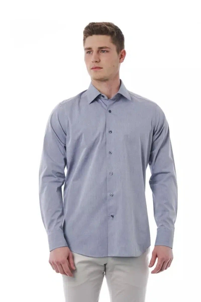 Bagutta Gray Cotton Shirt