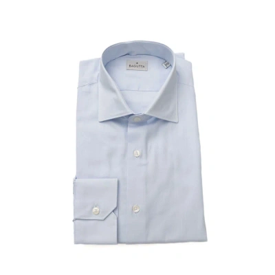 Bagutta Blue Cotton Men's Shirt