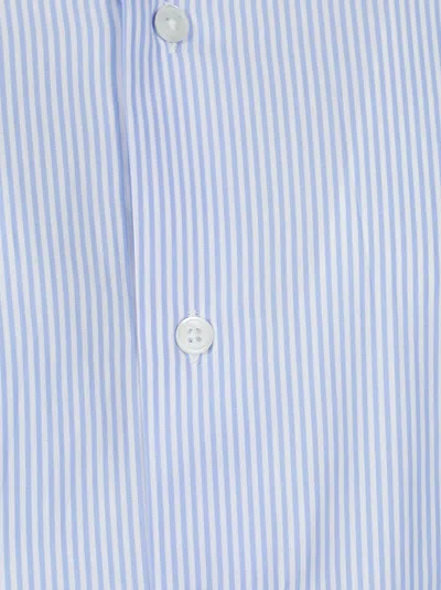Bagutta Long Sleeve Shirt In Clear Blue