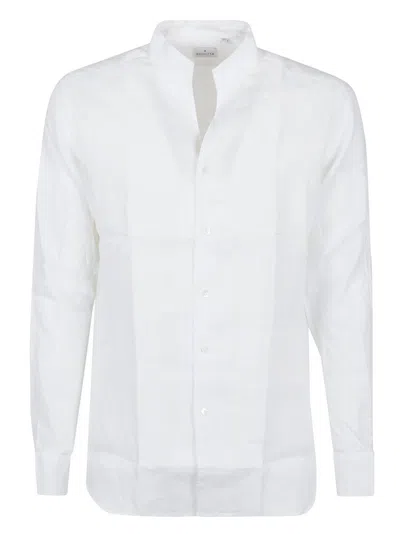 Bagutta Long Sleeved Buttoned Shirt In White