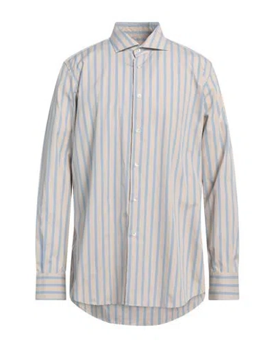 Bagutta Man Shirt Beige Size 15 Cotton