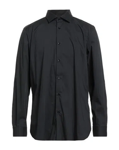 Bagutta Man Shirt Black Size L Cotton