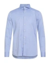Bagutta Man Shirt Light Blue Size 17 ½ Cotton