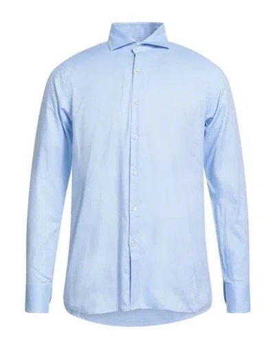 Bagutta Man Shirt Light Blue Size 17 ½ Cotton