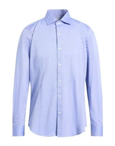 Bagutta Man Shirt Light Blue Size 17 ½ Cotton