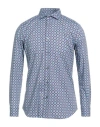 Bagutta Man Shirt Light Blue Size 17 ½ Cotton, Elastane