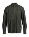 Bagutta Man Shirt Military Green Size M Cotton
