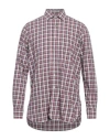 Bagutta Man Shirt Red Size 2 Cotton In Red