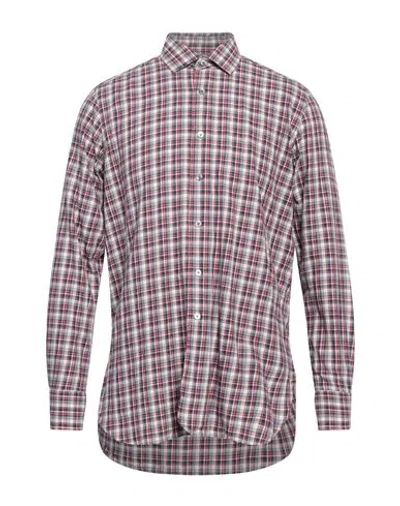Bagutta Man Shirt Red Size 2 Cotton