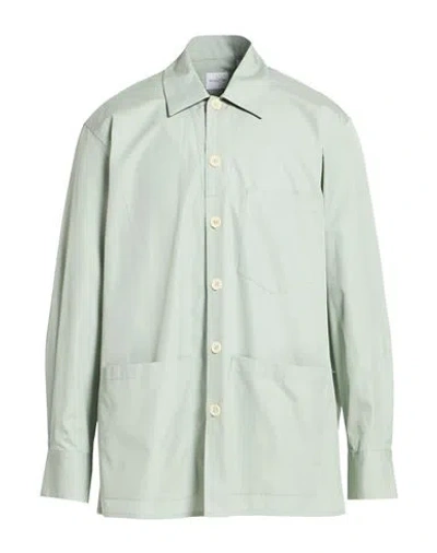Bagutta Man Shirt Sage Green Size M Cotton