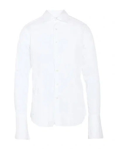 Bagutta Man Shirt White Size 15 ¾ Cotton