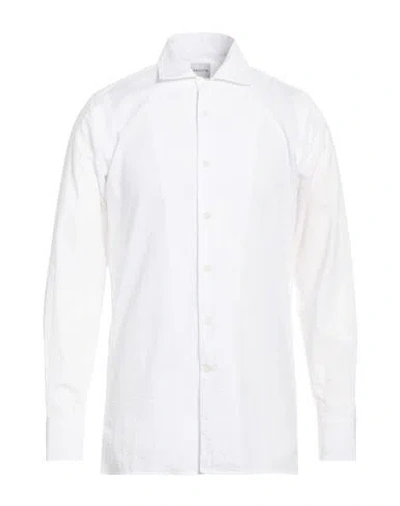 Bagutta Man Shirt White Size 16 ½ Cotton