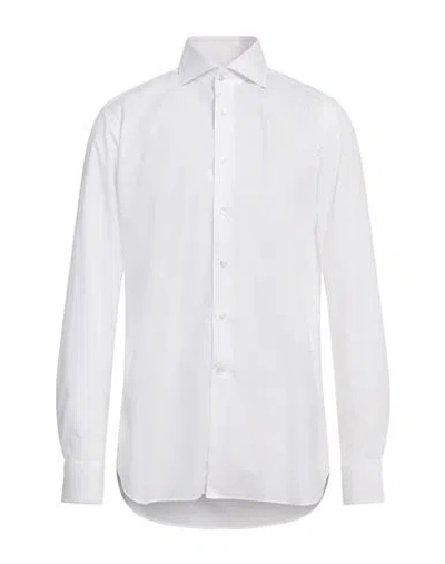 Bagutta Man Shirt White Size 17 ½ Cotton