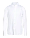 Bagutta Man Shirt White Size 17 Cotton In White