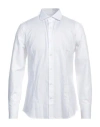 Bagutta Man Shirt White Size 17 Cotton In White