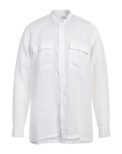 Bagutta Man Shirt White Size 15 ¾ Linen