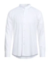 Bagutta Man Shirt White Size 17 ½ Linen, Cotton