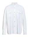 Bagutta Man Shirt White Size L Cotton