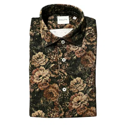 Bagutta Multicolor Cotton Men Men's Shirt
