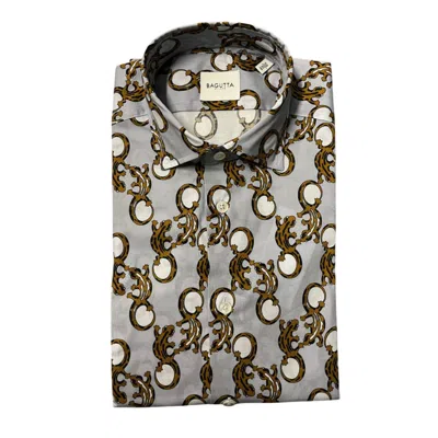 Bagutta Multicolor Cotton Men Men's Shirt