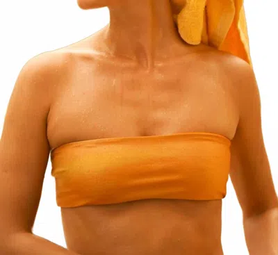 Bahama Mama Mojito Bikini Tube Top In Multi In Yellow