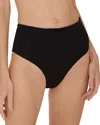 Bahia Maria Classic High Waist Bikini Bottom In Black