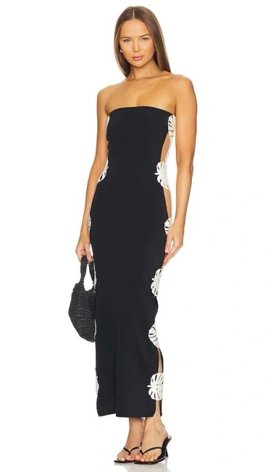 Bahia Maria Hoja Rota Dress In Black