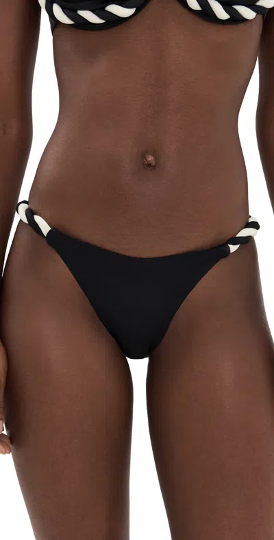 Bahia Maria Olivia Bikini Twisted Bottoms Black/ivory