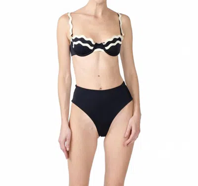 Bahia Maria Swimwear Ola Bikini Top In Black And White