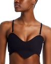 Bahia Maria Wave Bikini Top In Black