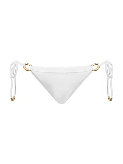 Baíah Women's Elba Bikini Bottom - White Rock