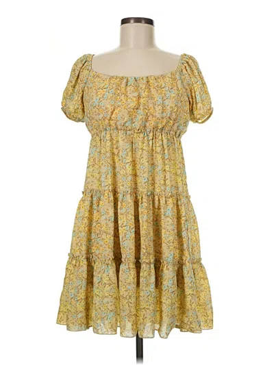 Pre-owned Bailey Blue Casual Dress In Yellow