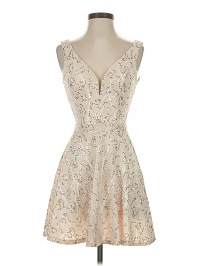 Pre-owned Bailey Blue Cocktail Dress In Ivory