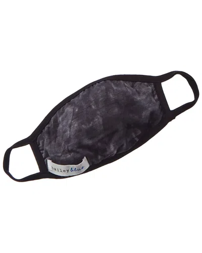 Bailey Blue Kids' Face Mask In Black