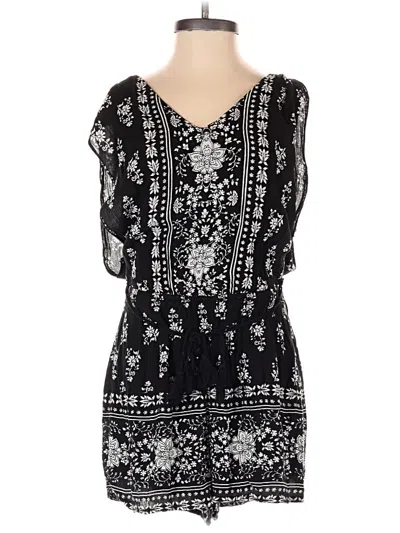 Pre-owned Bailey Blue Romper In Black
