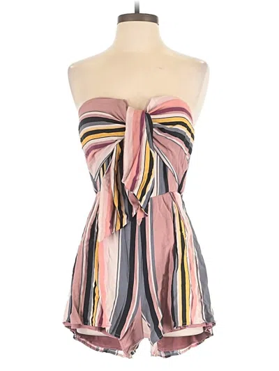 Pre-owned Bailey Blue Romper In Pink