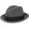 Bailey Bogan Wool Fedora In Brown