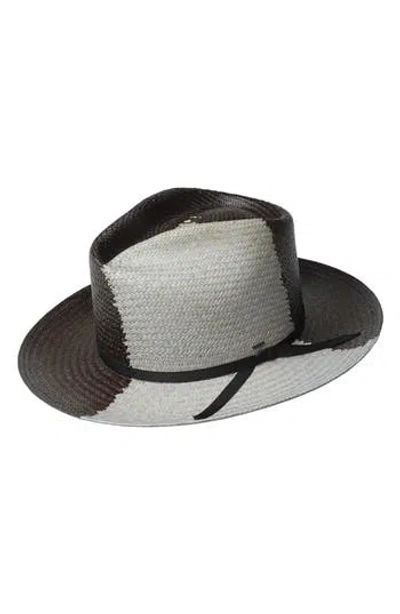 Bailey Boreal Straw Fedora In Orange