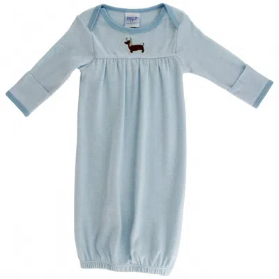 Bailey Boys Kids' Baby Boy's Reindeer Doxie Sac In Light Blue