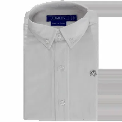 Bailey Boys Kids' Boy's Oxford Shirt In White