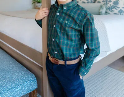 Bailey Boys Kids' Boy's Roscoe Button Down Shirt In Watson In Blue