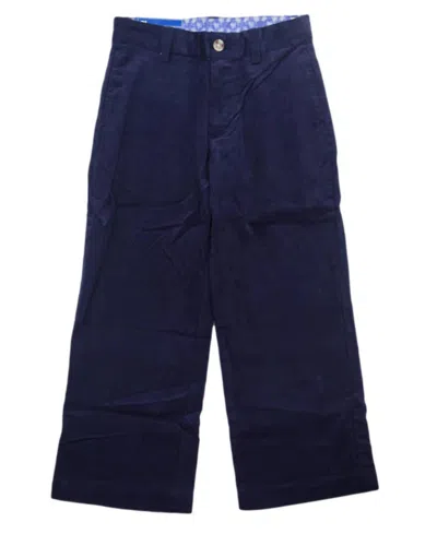 Bailey Boys Kid's Corduroy Pants In Navy In Blue