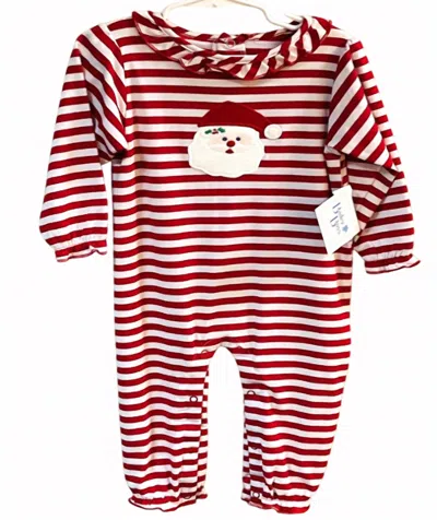 Bailey Boys Kid's Santa Romper In Redwhi In Multi
