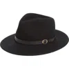 Bailey 'briar' Wool Fedora In Black