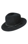 Bailey Colby Wool Fedora In Black