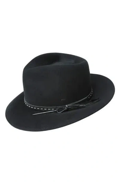 Bailey Colby Wool Fedora In Black