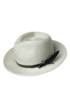 Bailey Colby Wool Fedora In Silver