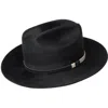 Bailey Darwin Wool Fedora In Black